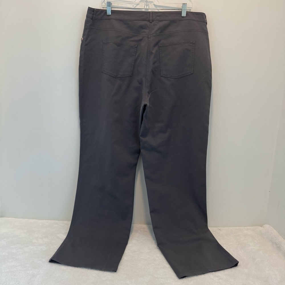 St. John gray wide legs casual pants size 16 - Picture 3 of 12